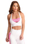 White Superhot Sports Bra Blackout TOP5554 SPF50+