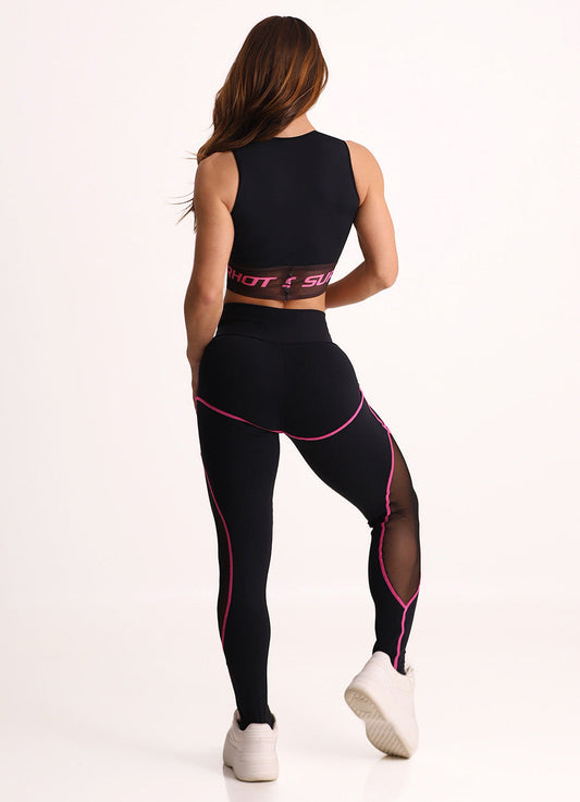 Black Superhot Legging Comfy CAL5572 SPF50+