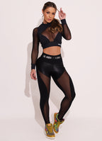 Black Superhot Blouse Fitt BL5435