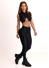 Black Superhot Legging Wet+ CAL5563 SPF50+