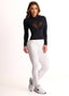 White Superhot Legging Blackout CAL5586 SPF50+
