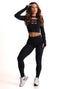 Black Superhot Legging Blackout CAL5578 SPF50+