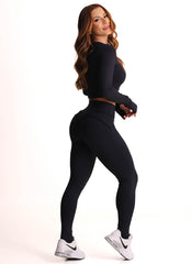 Black Superhot Legging Blackout CAL5578 SPF50+