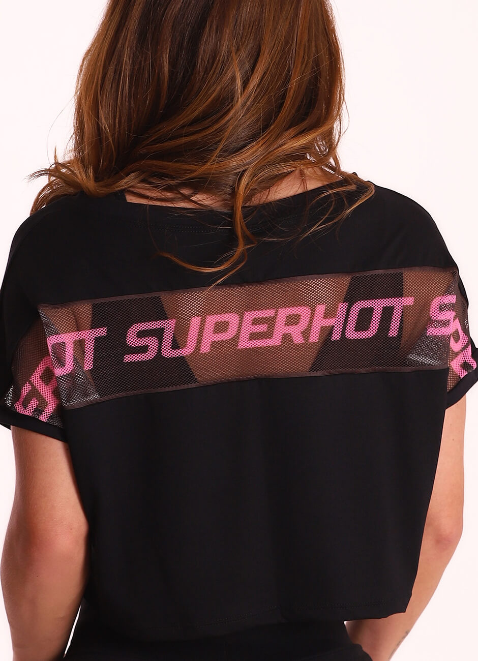 Black Superhot Blouse Fiber BL5600 FPS50+