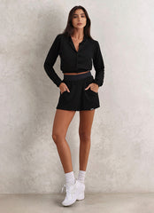 Short Skirt Superhot Soft Black SKT5543