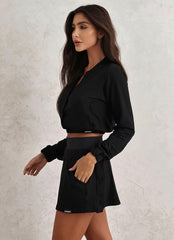 Short Skirt Superhot Soft Black SKT5543