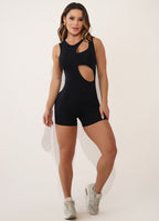 Black Superhot Short Bodysuit Fitt MAC5399