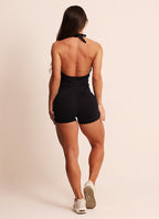 Black Superhot Short Bodysuit Fitt MAC5473