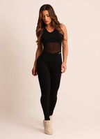 Black Superhot Overall Comfy Mac5476