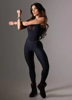Superhot Blackout Black Jumpsuit MAC5643 UPF50+ Lined and Unpadded