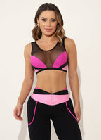 Pink Superhot Sports Bra Comfy TOP5374