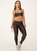 Brown Superhot Legging Wet+ CAL5390