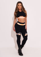 Black Superhot Sports Bra Comfy TOP5405