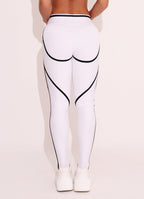 White Superhot Legging Blackout CAL5426