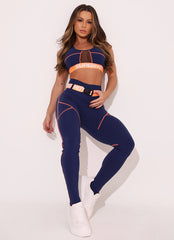 Blue Navy Superhot Legging Comfy CAL5428