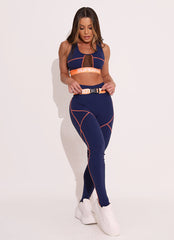 Blue Navy Superhot Legging Comfy CAL5428