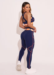 Blue Navy Superhot Legging Comfy CAL5428