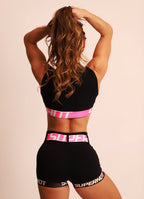 Black Superhot Sports Bra Comfy TOP5481