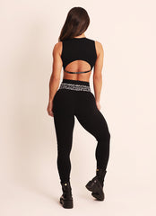Black Superhot Legging Blackout CAL5454