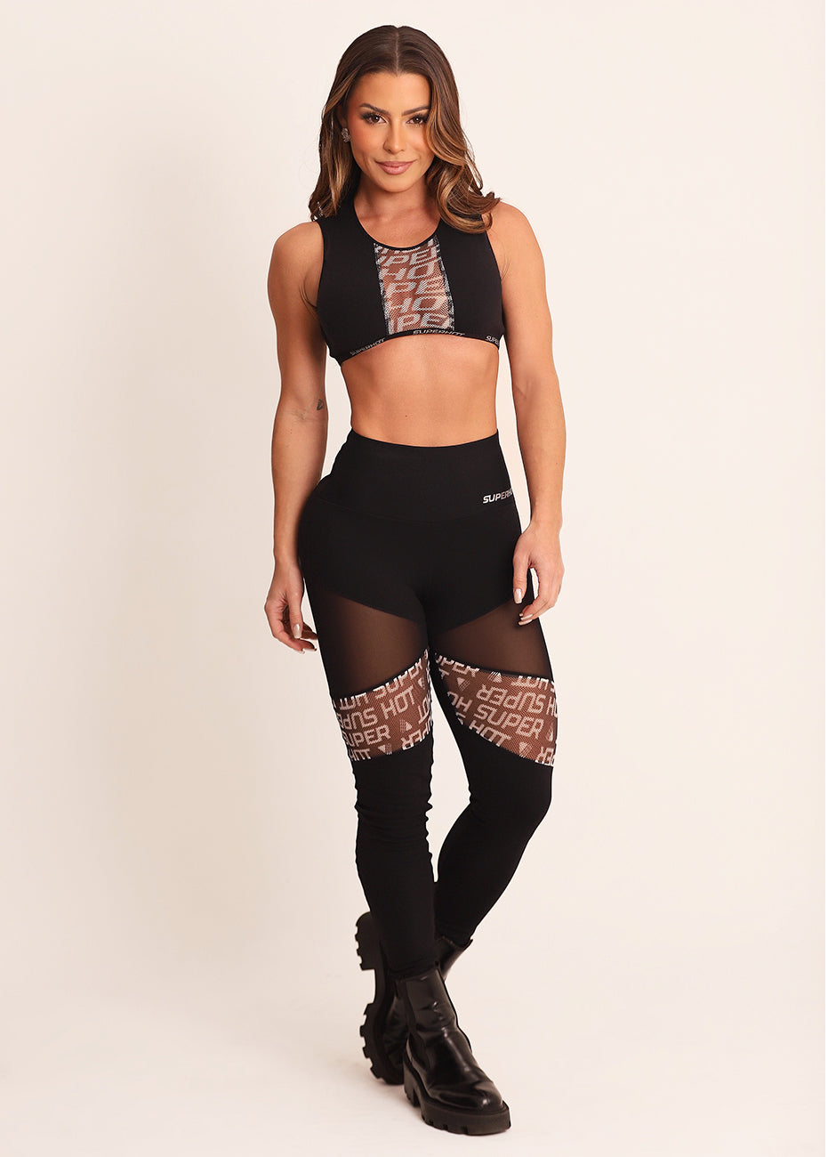Black Superhot Legging Fitt CAL5466