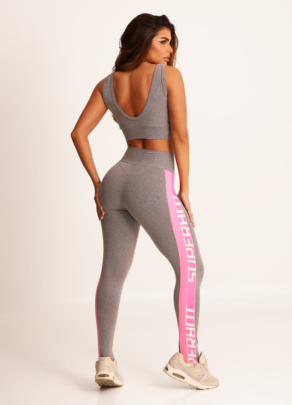 Grey Superhot Legging Comfy CAL5509 Secondary image