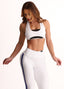 White Superhot Sports Bra Blackout TOP5549 SPF50+