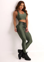 Green Superhot Legging Wet+ CAL5558 SPF50+
