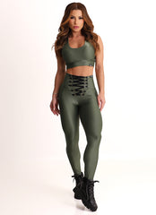 Green Superhot Legging Wet+ CAL5558 SPF50+