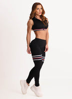 Black Superhot Sports Bra Adaptive TOP5566 SPF80+