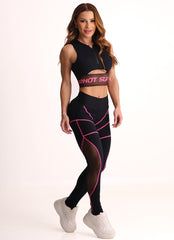 Black Superhot Sports Bra Comfy TOP5579 SPF50+