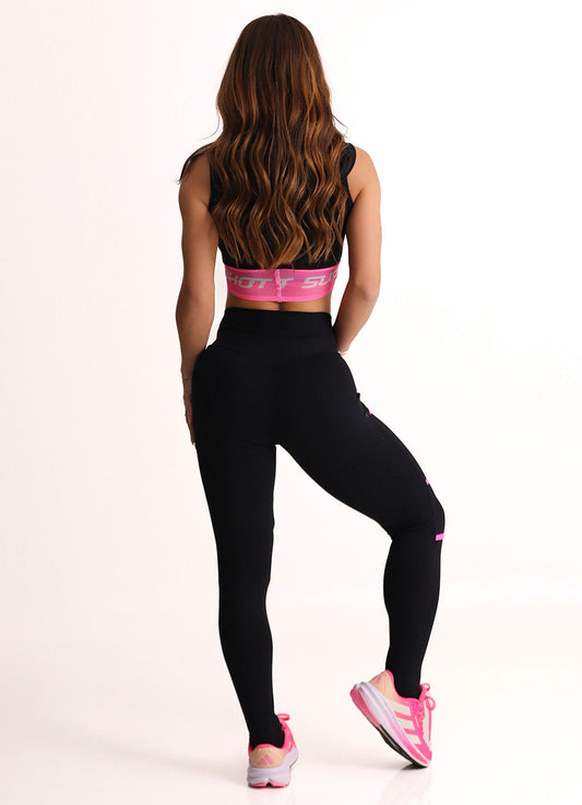 Black Superhot Sports Bra Comfy TOP5581 SPF50+