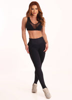 Black Superhot Sports Bra Blackout TOP5602 UPF50+