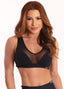 Black Superhot Sports Bra Blackout TOP5602 UPF50+