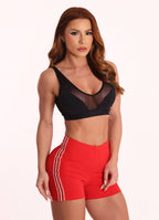 Red Superhot Legging Blackout SH5598  UPF50+