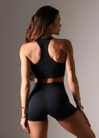 Superhot Comfy Black Sports Bra TOP5609 UPF50+