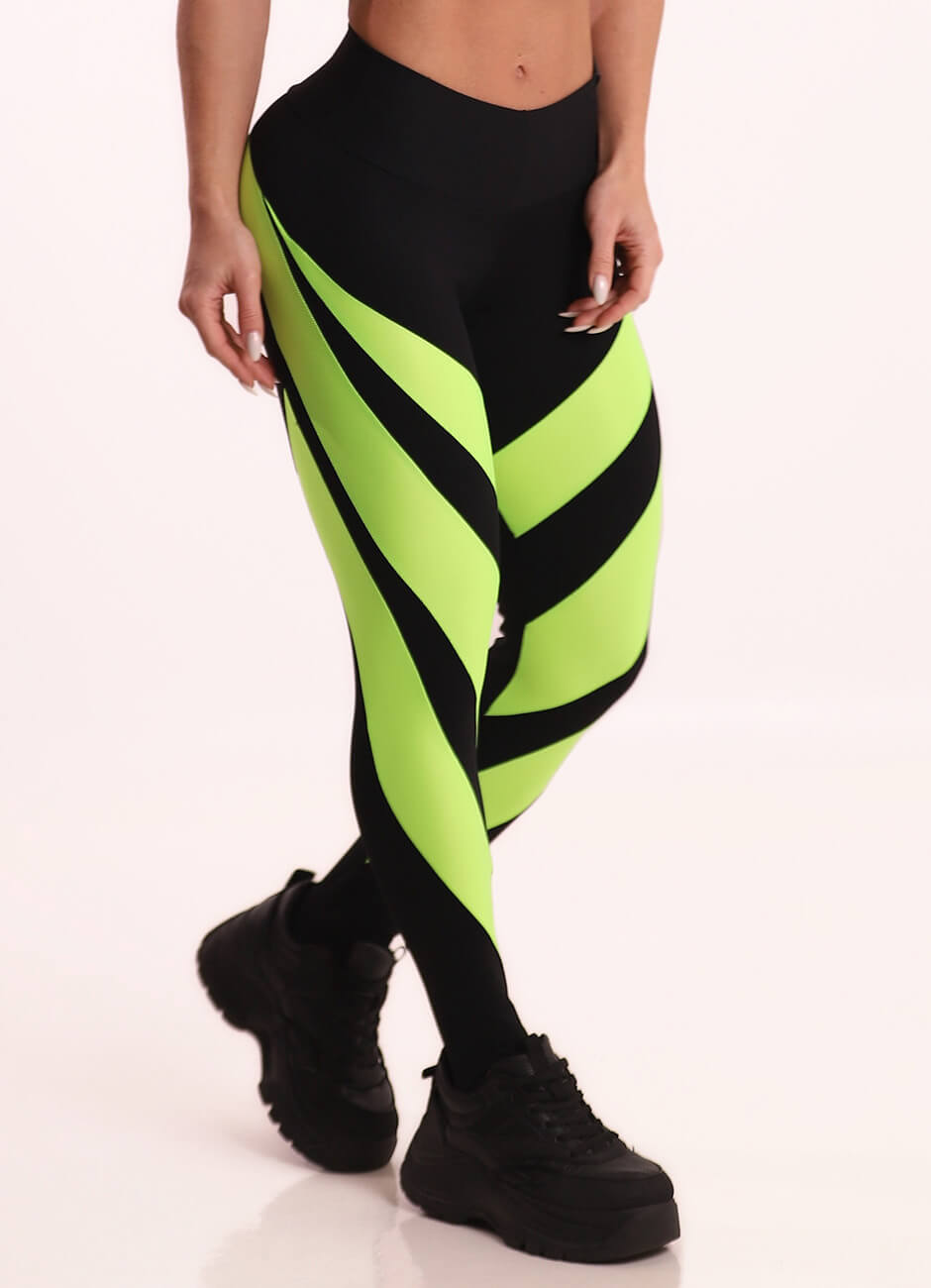 Black Superhot Legging Blackout CAL5599 UPF50+