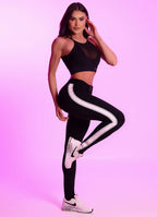 Superhot Blackout Black Sports Bra TOP5665 UPF50+