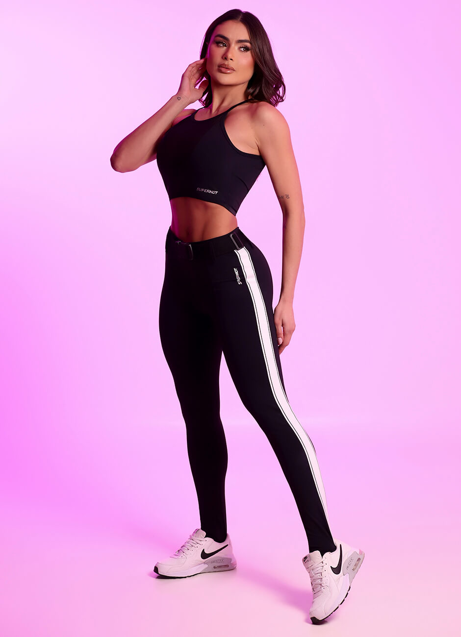 Superhot Blackout Black Legging CAL5658 UPF50+ Imagen secundaria del producto