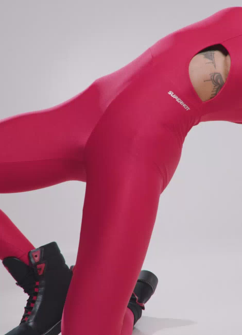 Superhot Wet Red Jumpsuit MAC5633 UPF50+ Lined and Unpadded