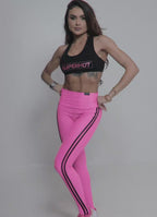 Superhot + Neon Pink Leggings CAL5634 UPF50+ Mid Rise