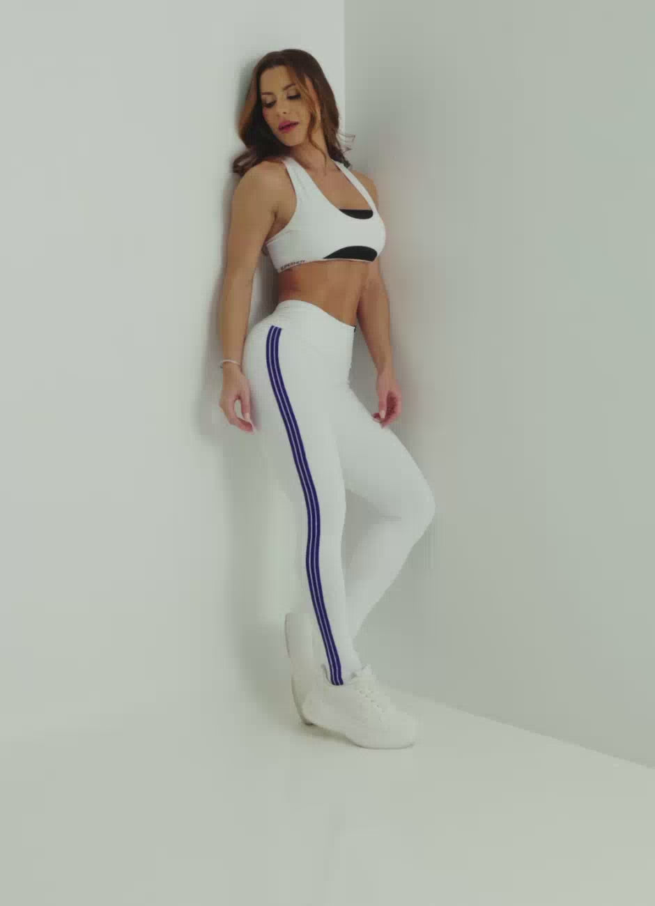 White Superhot Legging Blackout CAL5569 SPF50+