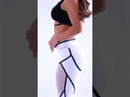 White Superhot Legging Blackout CAL5426