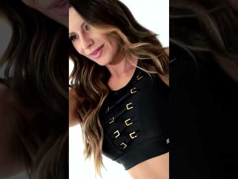 Black Superhot Sports Bra Wet+ TOP5342