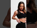 Black Superhot Sports Bra Comfy TOP5483