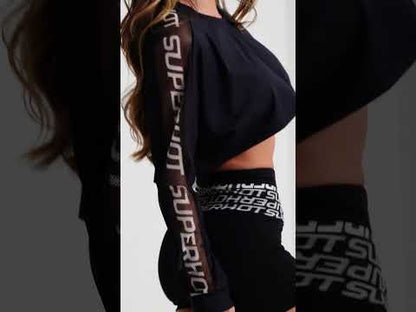 Black Superhot Fiber Blouse BL5363