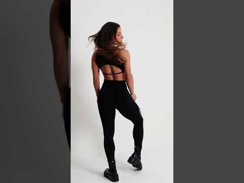 Black Superhot Legging Blackout CAL5454